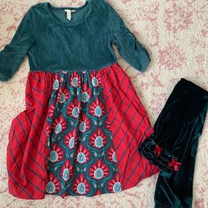 Matilda Jane girls In the spirit dress & leggings